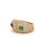 Radiant refinement from Hammerman Brothers, this stunning ring is crafted from solid 18k yellow gold with a fine polished...