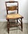 Wood 1920s–1930s L. Hitchcock Stenciled Side Chair With Rush Seat For Sale - Image 7 of 7
