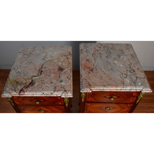 We are pleased to offer this beautiful Antique pair of French Louis XVI Lingerie stands, from the 1900s. This pair is made...