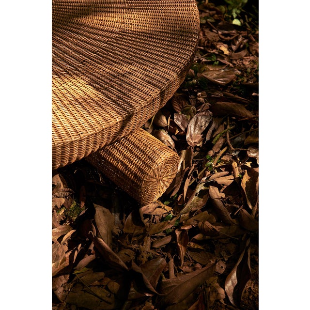 Fango Coffee Table, Sustainable Natural Yaré Fiber by Francisco Jaramillo For Sale - Image 4 of 9