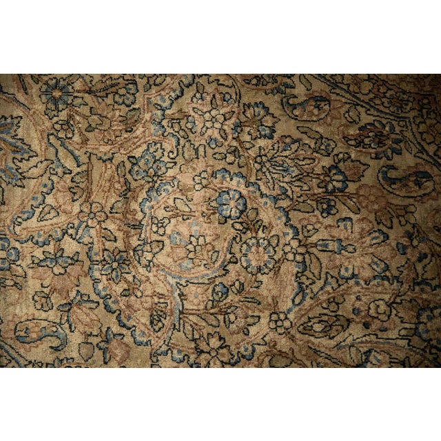 Vintage Tea Washed Kerman Carpet - 10'11" x 19'1" For Sale - Image 17 of 17