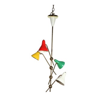 1960 Ceiling Fixture by Jacques Biny For Sale