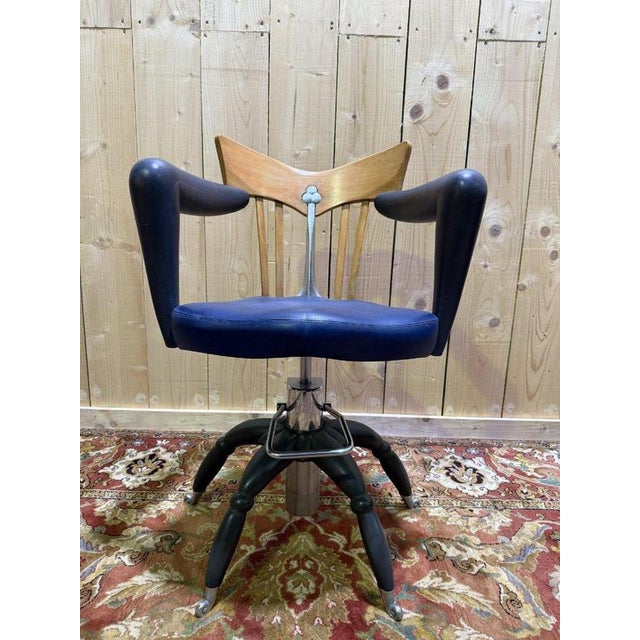 Maletius Office Chair by Borek Sipek for Maletti, 1990 For Sale - Image 4 of 9