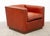 Set of Leather Armchair with Footstool For Sale - Image 16 of 17