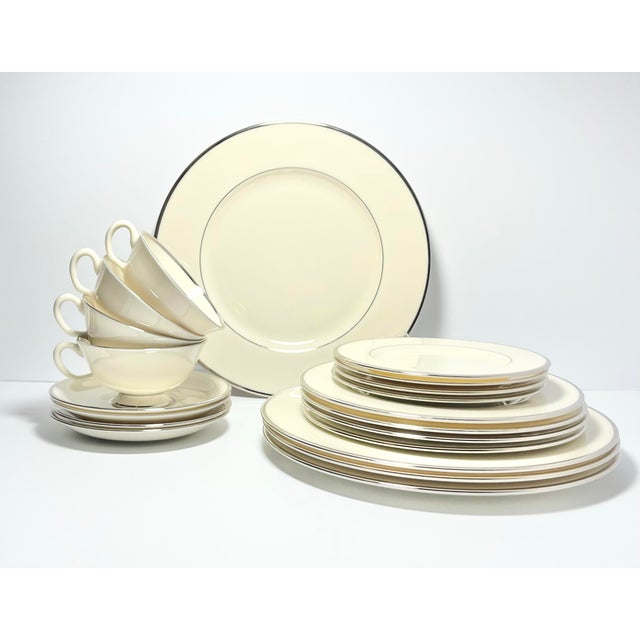 Lenox “Montclair” 20-Piece Bone China Dinnerware Set, Service for 4 Excellent condition. No chips, cracks, or fleabites....