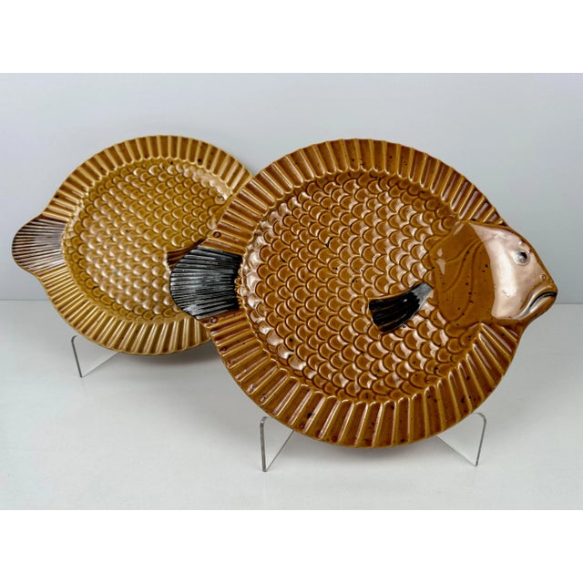 Two Villeroy & Boch Gallo Neptuno fish plates. These plates are part of Villeroy & Boch's Provence series and date from...