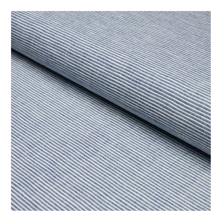Schumacher Asher Fabric in Indigo For Sale