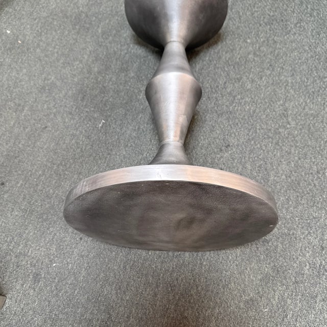 Ethan Allen Matte Geo Accent Table For Sale - Image 11 of 11