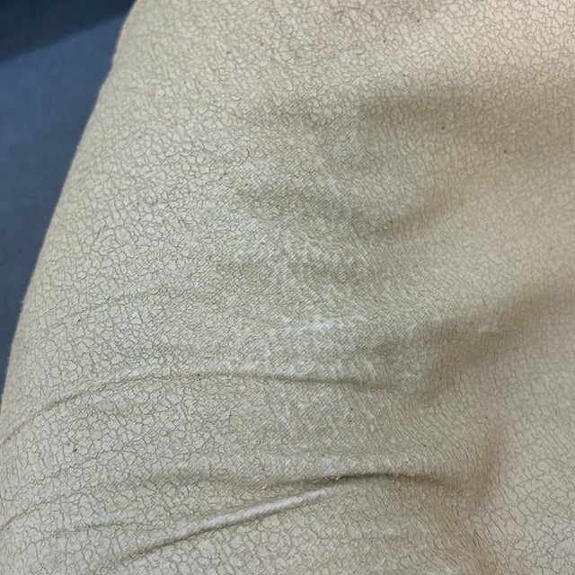 Metal 1970s Lennart Bender Style Mod Circular Bean Bag Lounge Chair With Belts For Sale - Image 7 of 8