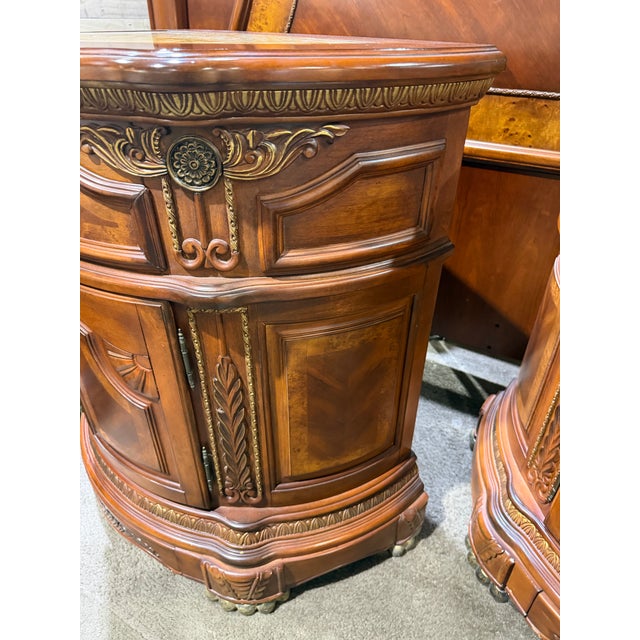 Traditional Aico Amini "Cortina" Nightstand For Sale - Image 3 of 5