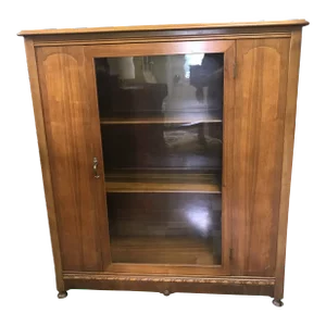Mid-Century Single Door Bookcase