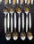 White 1960s Kaysons Lily of the Valley Stainless Golden Rhapsody Flatware Japan - 57 pcs For Sale - Image 8 of 12