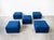 Modular Upholstered Sistema 61 Cube Seating by Giancarlo Piretti for Anonima Castelli - Set of 5 For Sale - Image 12 of 15