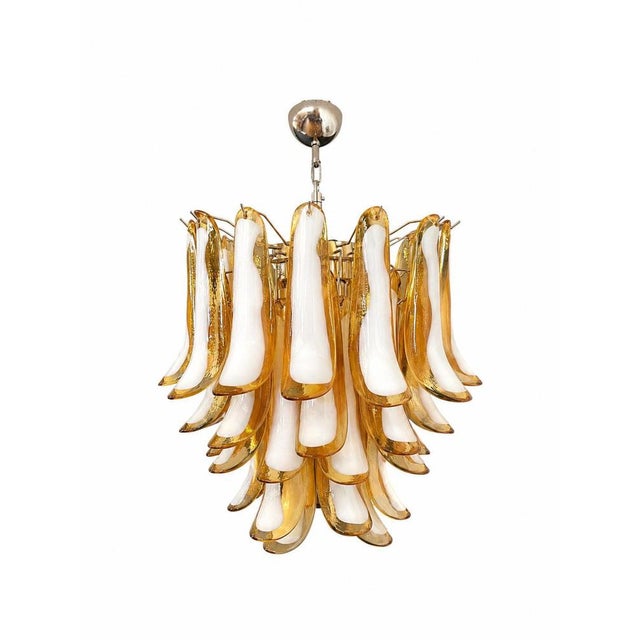 Italian Murano Chandeliers, 1970s, Set of 2 For Sale - Image 12 of 15