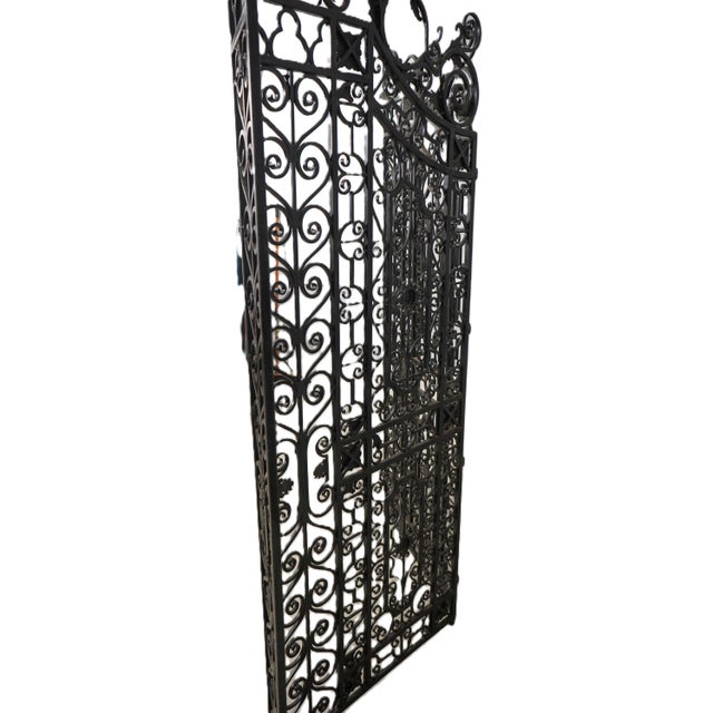 Bronze Maitland Smith Wrought Iron & Bronze Room Divider Screen For Sale - Image 8 of 14