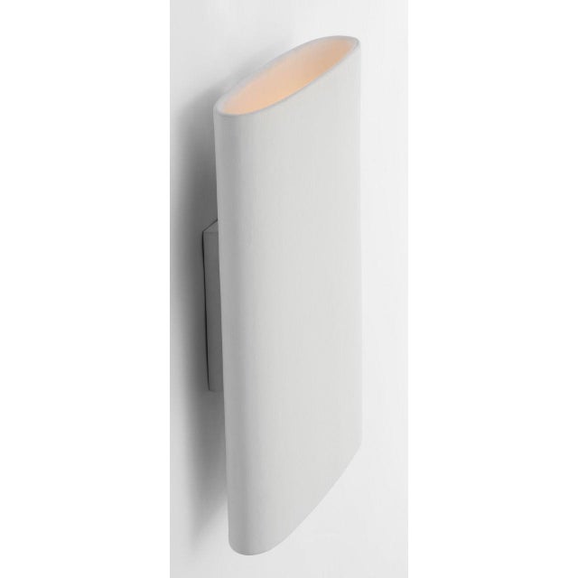 2020s Kelly Wearstler for Visual Comfort Signature Lotura 12" Pocket Sconce in Museum White For Sale - Image 5 of 8