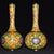 This is a beautiful vintage pair of Chinese cloisonne enamel vases, sourced from an early collection. Each vase features a...