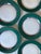 Late 20th Century Set of 5 Vintage Dansk Quilting Emerald Braid Dinner Plates For Sale - Image 5 of 10