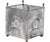 Neoclassical Pair of Neoclassical Metal Planters, Grey Patina, Wreath Motif For Sale - Image 3 of 7