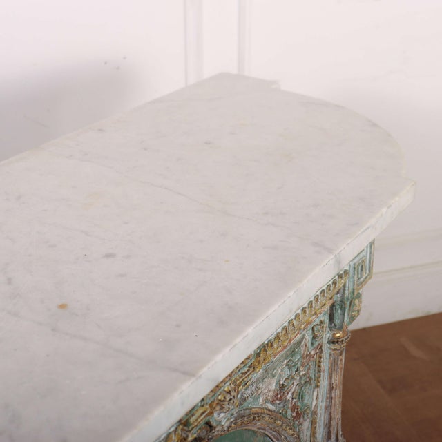 19th Century Italian Painted Credenza For Sale - Image 11 of 12