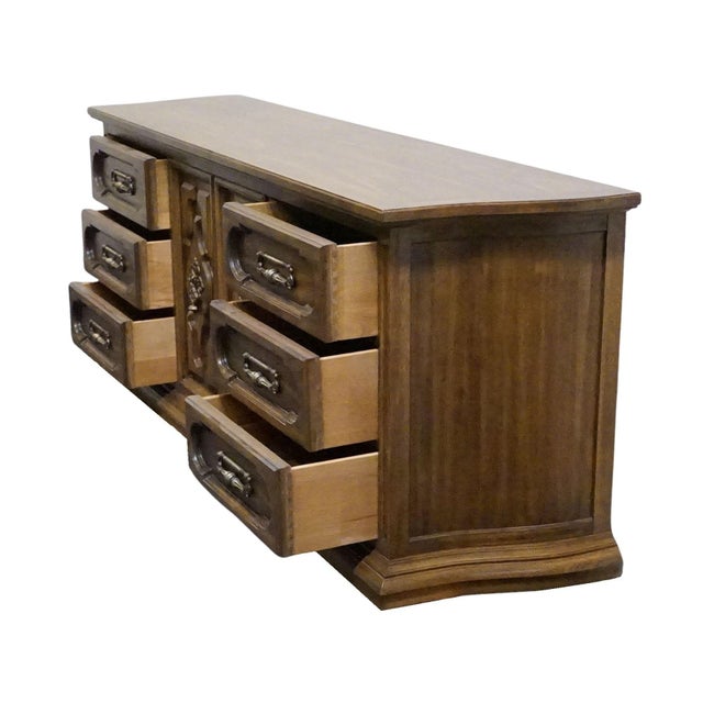 Brown Unique Furniture Bolero II Collection Spanish Mediterranean 80" Triple Door Dresser 2824 For Sale - Image 8 of 15