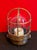 Vintage Industrial Brass Lamp with Cage and Glass Diffuser, 1950s For Sale - Image 15 of 15