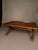 Vintage Campaign Style Mahogany Coffee Table With Removable Leather-Lined Trays & Brass Accents, Circa 1980 For Sale - Image 11 of 13