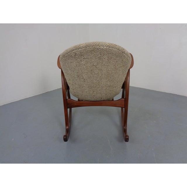 Teak Rocking Chair by Aage Christiansen for Erhardsen & Andersen, Denmark, 1960s For Sale - Image 15 of 18