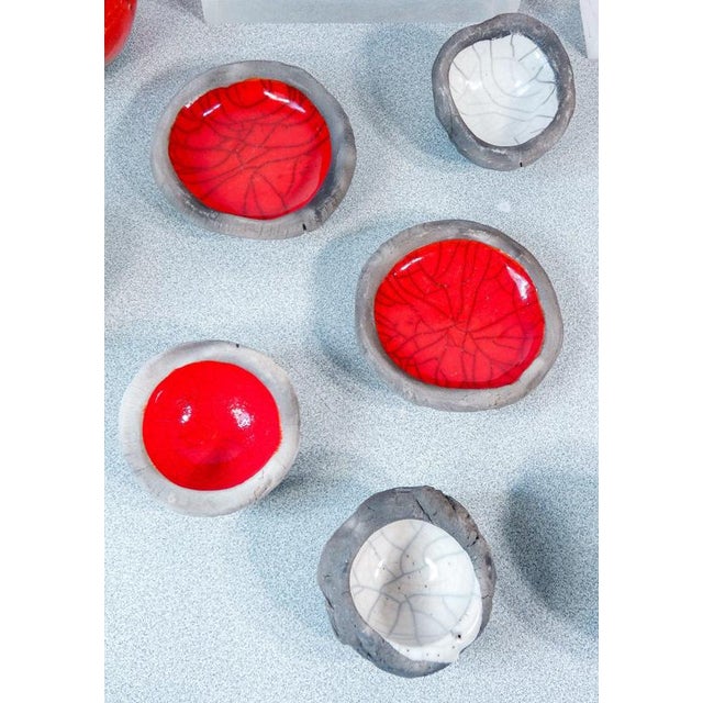Ceramic Bowls from Santilli, 1990s, Set of 18 For Sale - Image 4 of 18