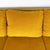 Three-Seater Sofa and Poufs in Yellow Velvet1970, Set of 3 For Sale - Image 11 of 12