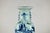 Antique White Chinese Blue and White Porcelain Altar Vase With Immortal Figures and Celadon Tint For Sale - Image 8 of 18