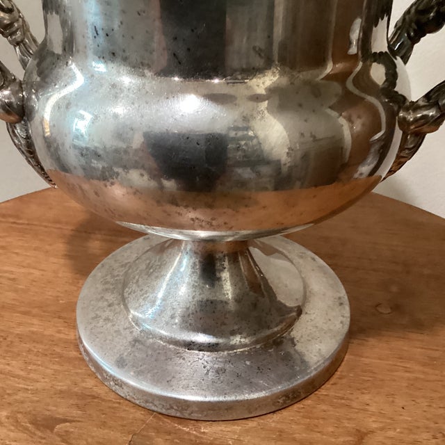 Vintage Silverplate Grand Dutchess Pattern Champagne Chiller/Ice Bucket Urn by the Towle For Sale - Image 10 of 12