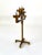 Brutalist 1960's Brass Brutalist Candelabra For Sale - Image 3 of 11