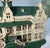 Metal Rare Antique 1890's Ives, Blakeslee & Company Palace Green Cast Iron Still Bank For Sale - Image 7 of 15