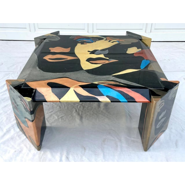 1993 Pop Art Signed Original Coffee Table by Robert Fischer For Sale In Los Angeles - Image 6 of 13