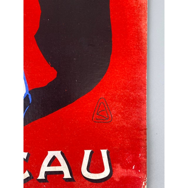 Advertising Poster from Pérodeau Cognac, Paris, 1920s For Sale - Image 6 of 18