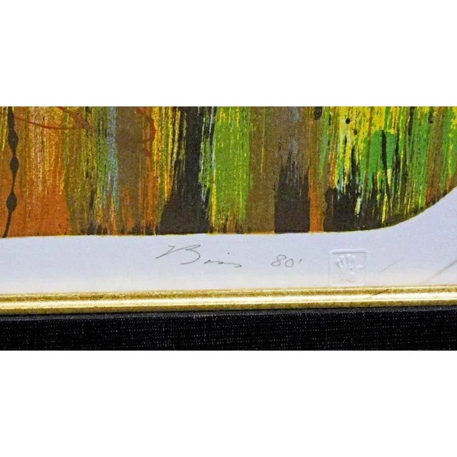 1980s Earl Biss "Along the Rainbow Trail" Serigraph on Paper Hand Signed Framed Rare For Sale - Image 5 of 7