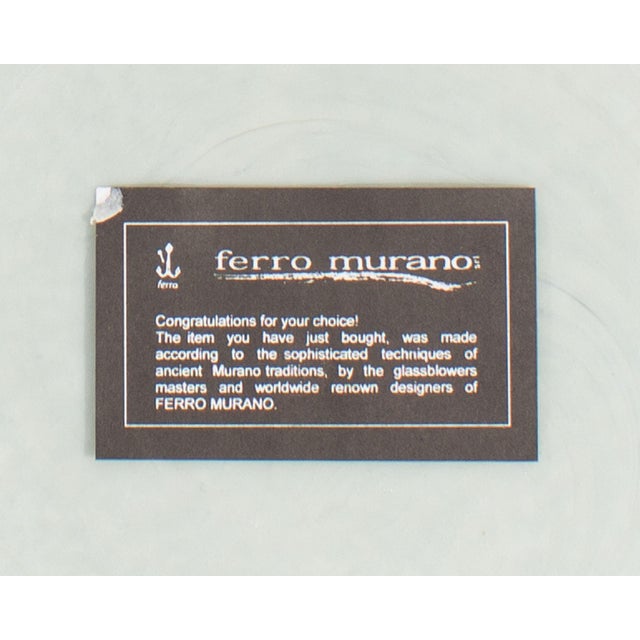 Ferro Murano Art Glass Bowl With Swirl For Sale In Indianapolis - Image 6 of 10