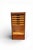 Danish Teak Filing Cabinet with Louvered Door, 1960s For Sale - Image 10 of 14