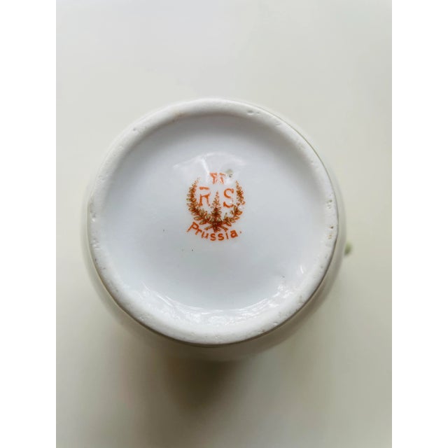 1920s Vintage r.s Prussia German Porcelain Creamer / Pitcher For Sale - Image 5 of 6