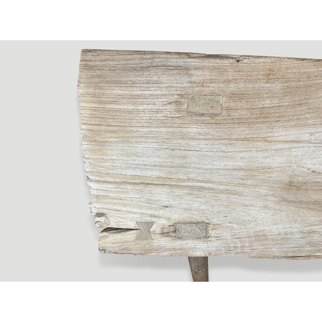 Andrianna Shamaris Wabi Sabi Console Table For Sale In New York - Image 6 of 6