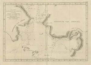 Antique Copper Engraved Map of the Bering Strait by Captain Cook, 1803