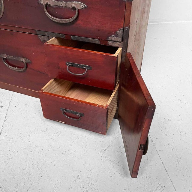 Large Meiji Nihonmatsu Chest of Drawers, Japan, 1912 For Sale - Image 17 of 18