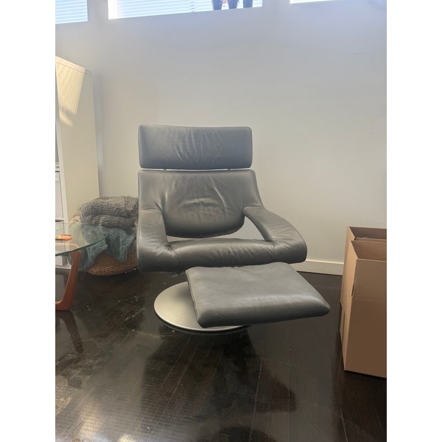 Contemporary Swivel Lounge Chair by Thomas Althaus for De Sede, 2000s For Sale In Los Angeles - Image 6 of 8