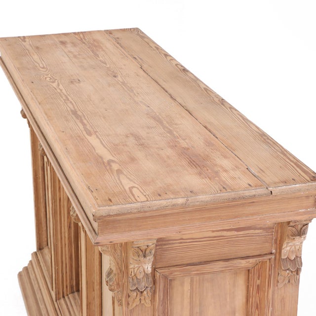 A French Pine Front Bar or Shop Counter, 19th Century For Sale In Philadelphia - Image 6 of 6