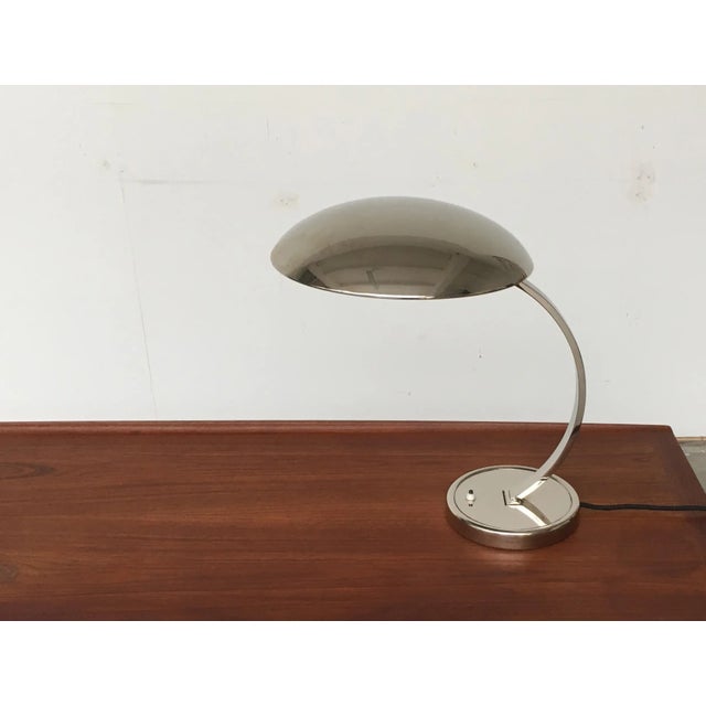 Metal Model 6751 Chrome Table Lamp by Christian Dell for Kaiser Leuchten, 1950s For Sale - Image 7 of 18