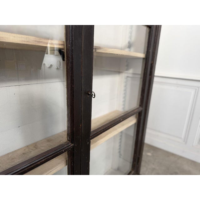 Antique Fir Wood Bookcase, 1890s For Sale - Image 4 of 10