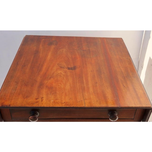 Wood English Mahogany Sofa Table c 1860 For Sale - Image 7 of 12