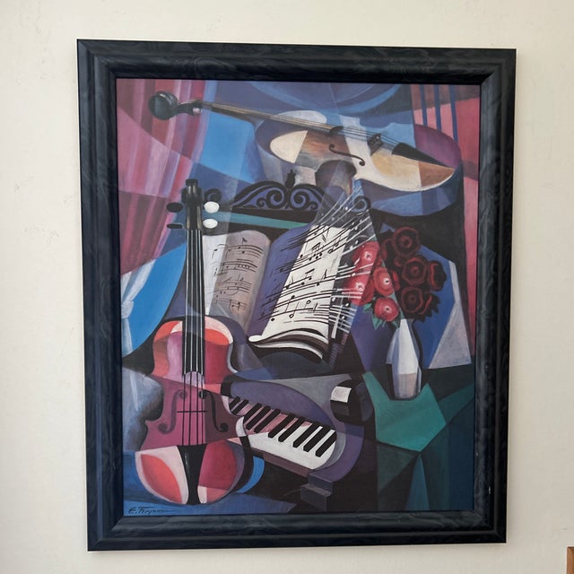 The image is titled "Sonata" by Russian artist Erik Freyman (1932-2018), created around 2000. It is genuine lithograph on...