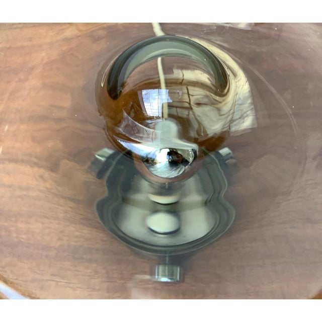 Mid-Century Space Age Bulb Glass Table Lamp, 1960s For Sale - Image 9 of 18